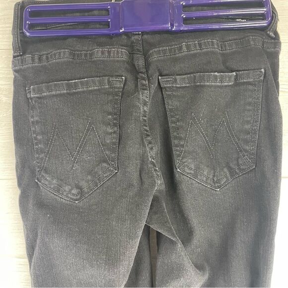 Mother The Insider Crop Step Fray Guilty Racer Stripe Jeans - Picture 10 of 14